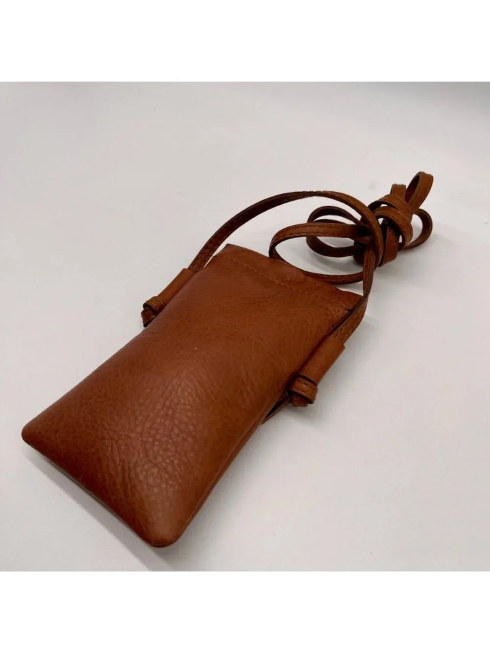Madewell Brown Leather Smartphone Crossbody Bag